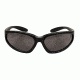 Smith &amp; Wesson Sergeant Shooting Glasses, Full Frame, Black/Smoke Lens, 110165