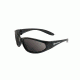 Smith &amp; Wesson Sergeant Shooting Glasses, Full Frame, Black/Smoke Lens, 110165