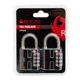Snapsafe, A Hornady Company Ruger TSA Padlock, 2pk, Black 76020R