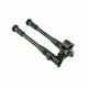 Sniper Tactical High Profile Folding / Height Adjustable Picatinny/Weaver Bipod, Black BP06