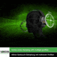 Sordin Supreme PRO-X Neckband Headset, Gel, Green Cups, 500417