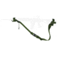 Specter Gear Raider 2 Point Tactical Sling, M-16 / AR-15, standard fixed stock, Braided Lanyard, Emergency Release, Black, 532 BLK-ERB-BL