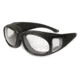 SSP Eyewear Kachess Over The Glasses Shooting Glasses, Black Frame, Crystal Clear Anti-Fog Lens 728028131963