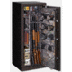 Stack-On 22-Gun w/Back-lit Electronic Lock,24.75x24x59in,Brown Hammertone W-22-BH-E-S