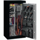 Stack-On 22 Total Defense Gun Safe w/ Combination Lock and Door Storage, Medium, Matte Black/Silver TD-22-SB-C-S