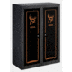 Stack-On Buck Commander Double Door Gun and Bow Cabinet Safe,38x18x55in,Silver/Black Hammertone GCDBC-1631