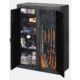 Stack-On Buck Commander Double Door Gun and Bow Cabinet Safe,38x18x55in,Silver/Black Hammertone GCDBC-1631