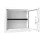 Stack-On Compact Welded-Steel Pistol, Ammo Cabinet, White, Medium, GCW-500-DS