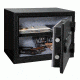 Stack-On Electronic Lock Personal Fire Safe, Fire Rated 30 Min/1400 Degrees, 1 Shelf, MATTE BLACK PFS-1608