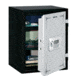 Stack-On Personal Safe, Electronic Lock, 90-Minute/1700 Degree Fire Rated, Matte Black/Silver, Silver/Black, Medium PSF-817K