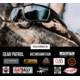 STNGR Alpine Ballistic Sunglasses, Matte Black/Smoke, Medium/Large, AB-RHXL-VD4N