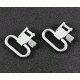Uncle Mike's Super swivels - nickel plated