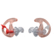 SureFire EP3 Sonic Defender Earplugs, 1 Par, Large, Clear, EP3-LPR
