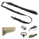 T10 Complete Modular Operator'S System - Alpha Sling Black, Swinger Stock Flat Dark Earth, Mil-Spec, CMOS-ASL-BLK-SWST-FDE