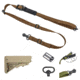 T10 Complete Modular Operator'S System - Alpha Sling Coyote Brown, Swinger Stock Flat Dark Earth, Mil-Spec, CMOS-ASL-COY-SWST-FDE