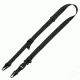 Tac Shield Warrior Sling 2 in 1 Web with Fast Adj.HK with Silencer, Black, T6027BK