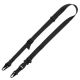 Tac Shield Warrior Sling 2 in 1 Web with Fast Adj.HK with Silencer, Black, T6027BK