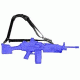 TAG M249 SAW 3-Point Tactical Sling SS2BK