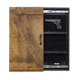 Tactical Walls Mini Barn Door Concealment, Dutch Walnut, BARNDW