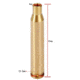 Tacticon Armament Laser Boresight, .223/5.56mm, Red, LB556223