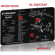 TekMat 17in Printed Gun Cleaning Mat Glock Gun Cleaning Mat, Black, TEK-17-GLOCK