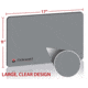 TekMat 17in Printed Gun Cleaning Mat Logo, Grey, TEK-17-TMLOGO-GY