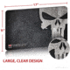 TekMat 17in Printed Gun Cleaning Mat Punisher, Black, TEK-17-PUNISHER