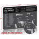 TekMat 17in Printed Gun Cleaning Mat Sig Sauer P226, Black, TEK-17-SIGP226