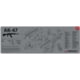 TekMat 36in Printed Gun Cleaning Mat AK-47, Grey, TEK-36-AK47-GY
