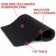 TekMat 36in Printed Gun Cleaning Mat AR 15 Cut Away, Black, TEK-36-AR15-CA