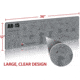TekMat 36in Printed Gun Cleaning Mat AR-15, Grey, TEK-36-AR15-GY