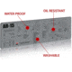 TekMat 36in Printed Gun Cleaning Mat AR-15, Grey, TEK-36-AR15-GY