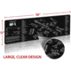 TekMat 36in Printed Gun Cleaning Mat Heckler &amp; Koch MP5, Black, TEK-36-HKMP5