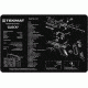 TekMat Glock Gun Cleaning Mat,11x17in,Black 17-GLOCK