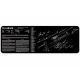 TekMat M1 Garand Gun Cleaning Mat,12x36in, Black 36-M1GARAND