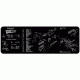 TekMat Ruger 10/22 Gun Cleaning Mat,12x36in,Black 36-1022