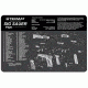 TekMat Sig Sauer P226 Gun Cleaning Mat,11x17in,Black 17-SIG226