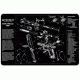 TekMat Smith &amp; Wesson MP Gun Cleaning Mat,11x17in,Black 17-SWMP