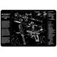TekMat Smith &amp; Wesson MP Gun Cleaning Mat,11x17in, Black 17-SWMP