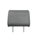 The Headrest Safe Co. The Vulcan Bundle Left-Hand Driver Bundle, Cloth, Dark Gray, HRBUNDGC01LH
