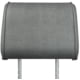 The Headrest Safe Co. The Vulcan Headrest Left-Hand Driver, Cloth, Dark Gray, HRSDGC01P