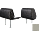 The Headrest Safe Co. The Vulcan Bundle Left-Hand Driver Bundle, Cloth, Light Gray, HRBUNLGC01LH