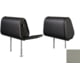 The Headrest Safe Co. The Vulcan Bundle Left-Hand Driver Bundle, Leatherette, Dark Gray, HRBUNDGL01LH