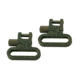 The Outdoor Connection w/Lock Talon Swivel, Black, 1in, TAL-79800
