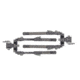Tier One Evolution Bipod - Carbon M Lok 7in, Black, T1BECM180