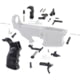 Tiger Rock AR-15 Lower Parts Kit w/ Upgraded Grip, Extended Trigger Guard &amp; Dual Safety Selector, Black, LPK-19