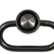 Tiger Rock Push-Button Quick Detach Sling Swivel, Black, QD