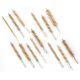 Tipton 14 Piece Bristle Rifle Bore Brush Set, Bronze - 168577