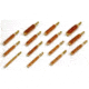 Tipton 6.5mm Caliber Rifle Nylon Bristle Bore Brush, Bag of 10