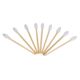 Tipton Power Swab, Pointed Tip Swab, 300 ct, Bamboo/White, 1099929